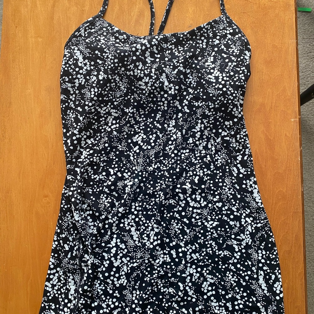 Lululemon Athletica Black and White Polka dot tank